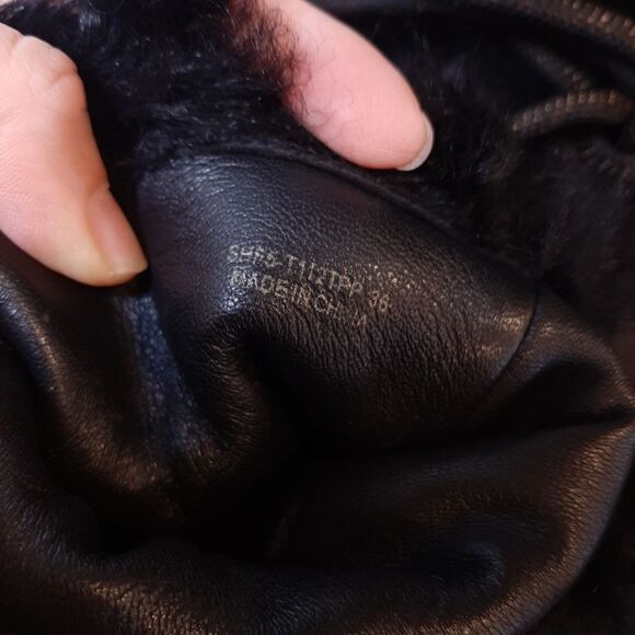 🩵3.1 PHILLIP LIM Mallory Shearling Leather Boots Heeled Platform Winter Lace Up - Picture 12 of 15